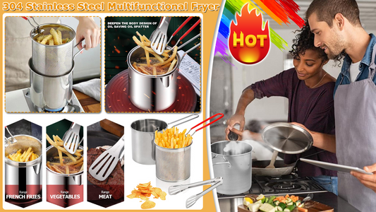 ✨Limited Time Offer ✨ 304 Stainless Steel Multifuntional Fryer