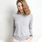 [Best Gift For Her] Faux Cashmere Crew Neck Sweater