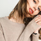 [Best Gift For Her] Faux Cashmere Crew Neck Sweater