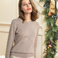 [Best Gift For Her] Faux Cashmere Crew Neck Sweater