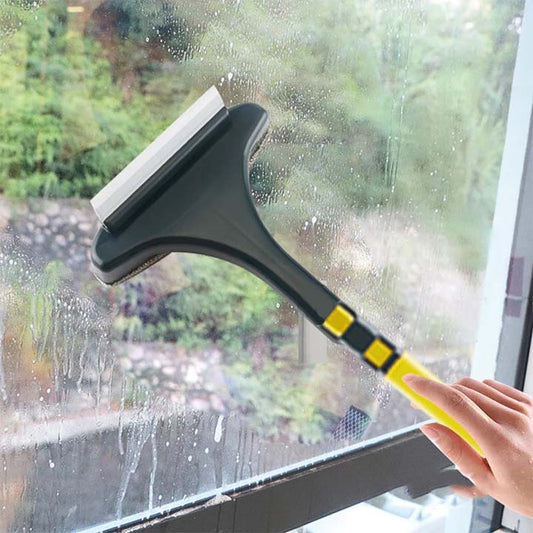 Window Cleaning Tool with Dual-Head
