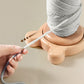 Wood Spinning Yarn Holder with Twirling Mechanism