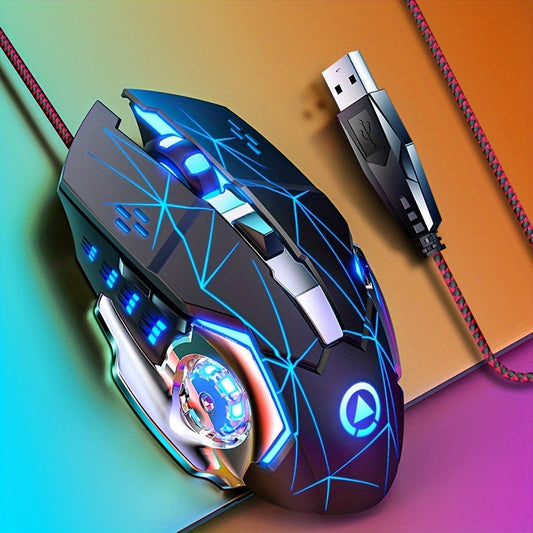 Electroplatingflanks Wired Gaming Mouse