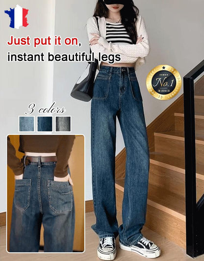 High Waisted Wide Leg Jeans For Women