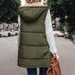 Great Gift! Women's Fall Reversible Vest Sleeveless Faux Fleece Jacket