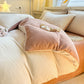 [Warm gift] Thickened plush 4-piece sheet set