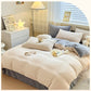 [Warm gift] Thickened plush 4-piece sheet set