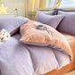 [Warm gift] Thickened plush 4-piece sheet set