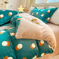 [Warm gift] Thickened plush 4-piece sheet set