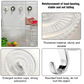 Powerful suction cup hooks no punching