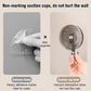 Powerful suction cup hooks no punching