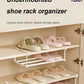 Stainless Steel Multifunctional Clip-on Shoe Rack for More Space for Shoe Cabinet