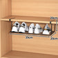 Stainless Steel Multifunctional Clip-on Shoe Rack for More Space for Shoe Cabinet