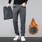 Ideal Gift - Men's Casual Stretch Straight Leg Pants with Large Pockets