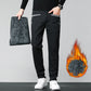 Ideal Gift - Men's Casual Stretch Straight Leg Pants with Large Pockets