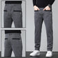 Ideal Gift - Men's Casual Stretch Straight Leg Pants with Large Pockets