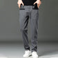 Ideal Gift - Men's Casual Stretch Straight Leg Pants with Large Pockets