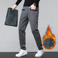 Ideal Gift - Men's Casual Stretch Straight Leg Pants with Large Pockets