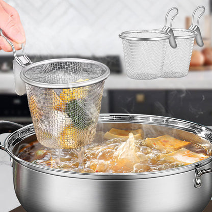 Stainless Steel Hot Pot Food Mesh Colander