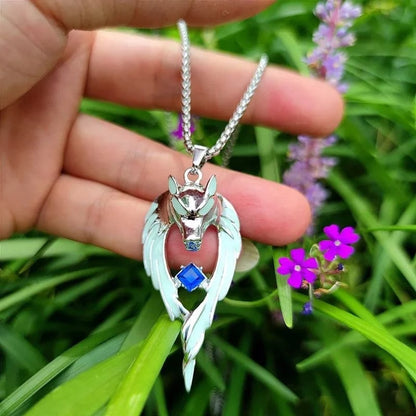 Wolf Soul Necklace -- (luminous)