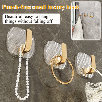 Beautiful punch-free light luxury small hook