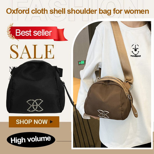 Oxford Cloth Shell Single-Shoulder Women's Bag