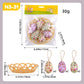 6pcs Easter Hanging Egg with Basket