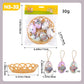 6pcs Easter Hanging Egg with Basket